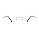Rectangle Gold Eyeglasses