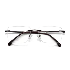 Rectangle Brown Eyeglasses
