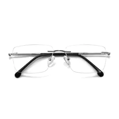 Rectangle Silver Eyeglasses