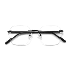Geometric Black Eyeglasses