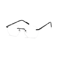 Geometric Black Eyeglasses
