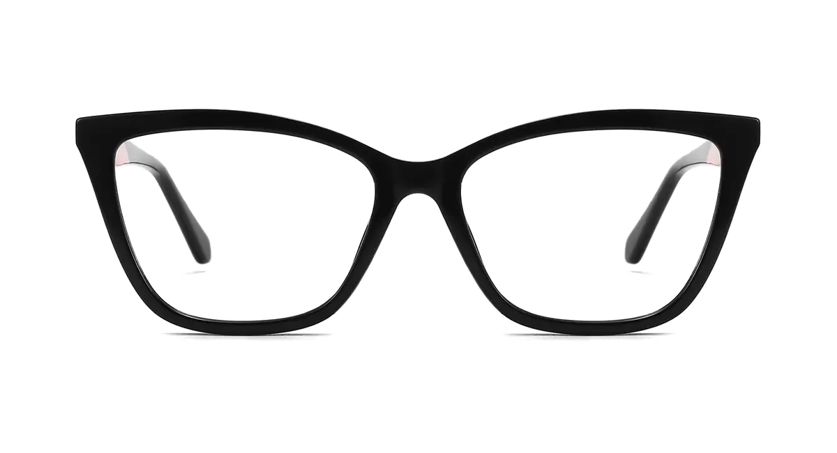 Cat-eye Black/Pink Eyeglasses