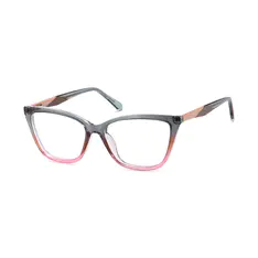 Cat-eye Gradient Pink/Gray Eyeglasses