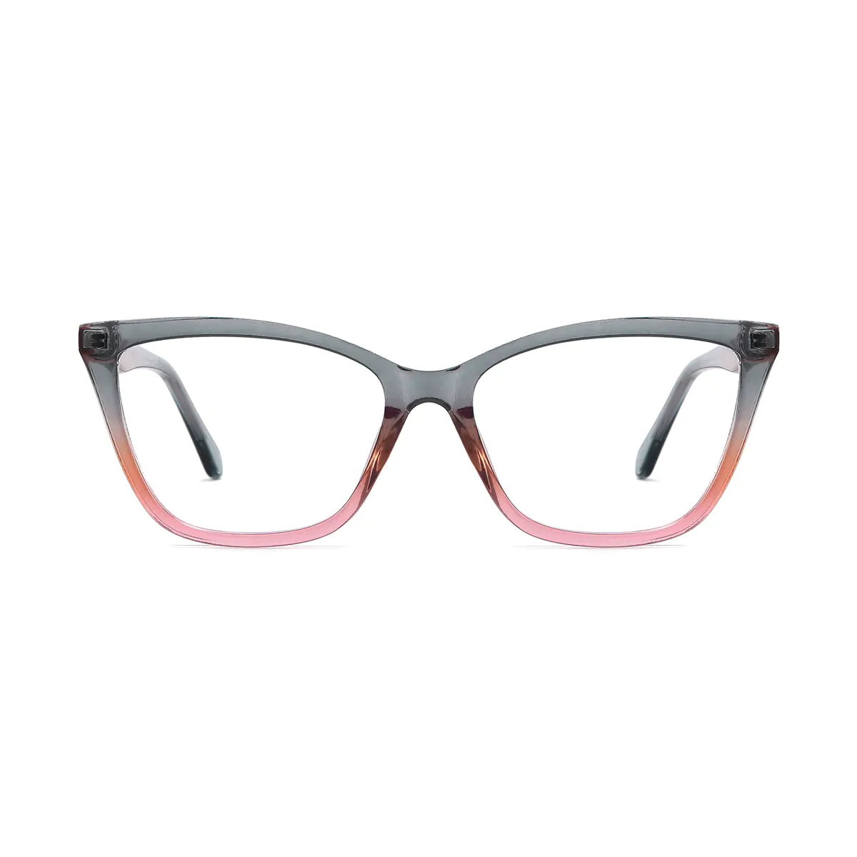 Cat-eye Gradient Pink/Gray Eyeglasses