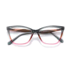 Cat-eye Gradient Pink/Gray Eyeglasses