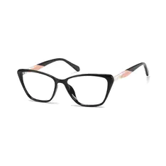 Cat-eye Black/Pink Eyeglasses