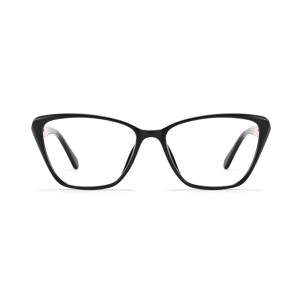 Cat-eye Black/Pink Eyeglasses