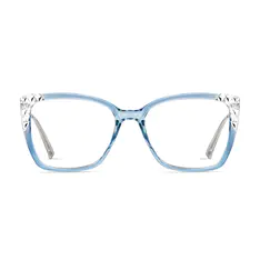 Cat-eye Transparent Blue Glasses