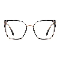 Square Ivory Tortoiseshell/Gold Glasses
