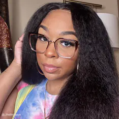Square Gradient Pink/Gold Glasses