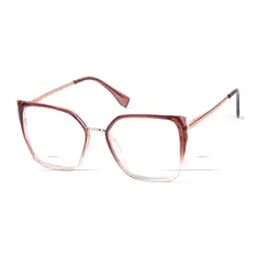 Square Gradient Pink/Gold Glasses