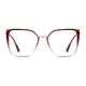 Square Gradient Pink/Gold Glasses