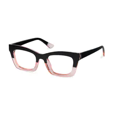 Cat-eye Black/Pink Eyeglasses