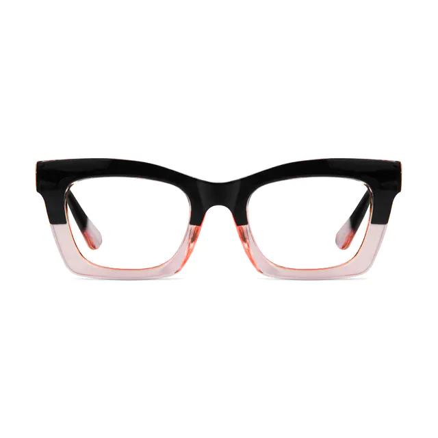 Cat-eye Black/Pink Eyeglasses