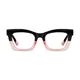 Cat-eye Black/Pink Eyeglasses