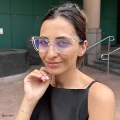 Cat-eye Clear Eyeglasses