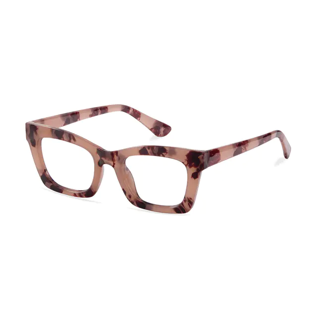 Cat-eye Ruby Tortoiseshell Eyeglasses