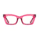 Cat-eye Transparent Pink Eyeglasses