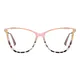 Cat-eye Pink/Tortoiseshell Eyeglasses