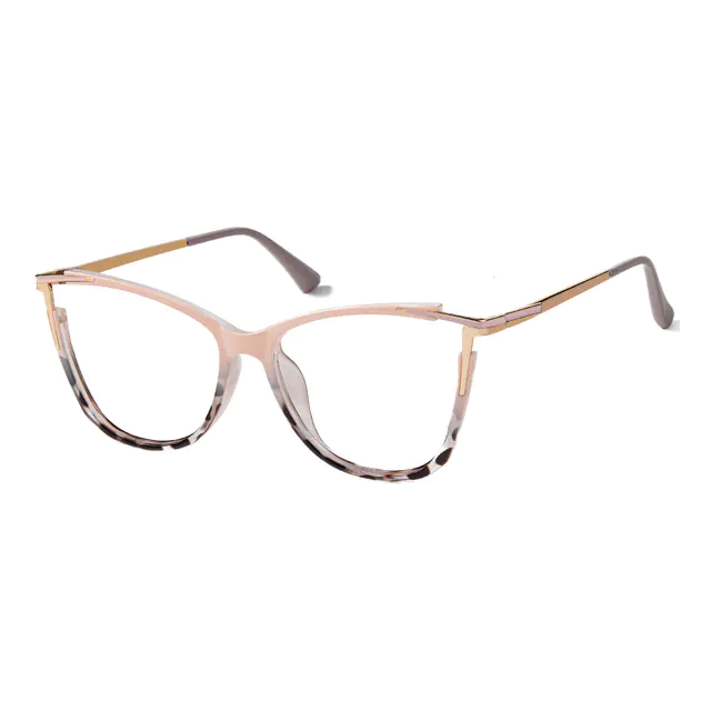 Cat-eye Pink/Tortoiseshell Eyeglasses