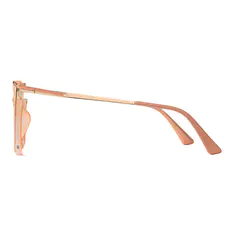 Cat-eye Transparent Pink Eyeglasses