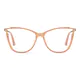 Cat-eye Transparent Pink Eyeglasses