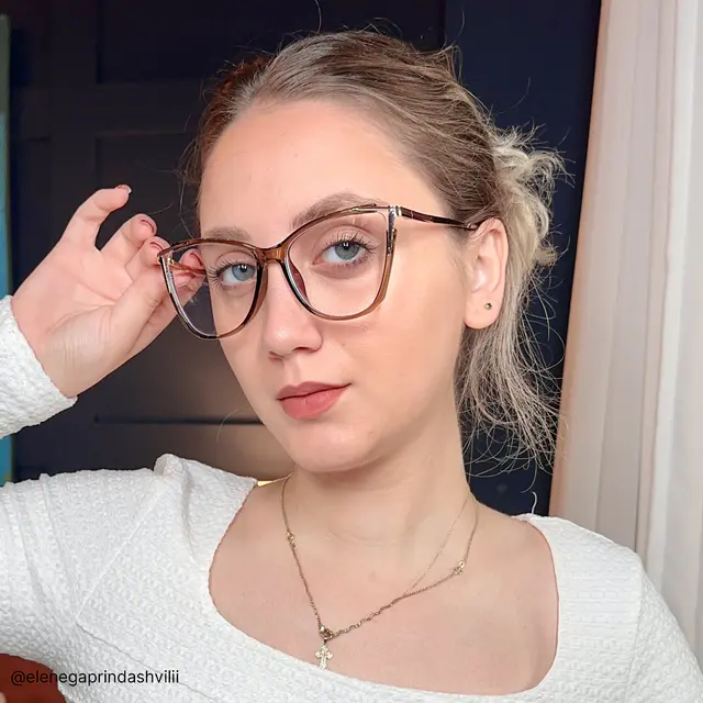 Cat-eye Green Eyeglasses