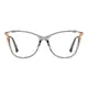 Cat-eye Transparent Gray Eyeglasses