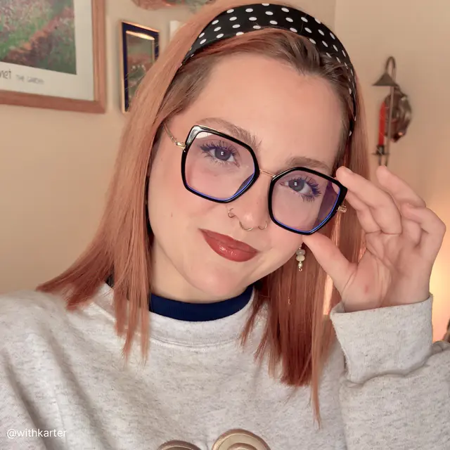 Square Black Eyeglasses