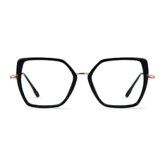 Square Black Eyeglasses