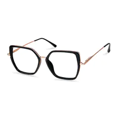 Square Black Eyeglasses