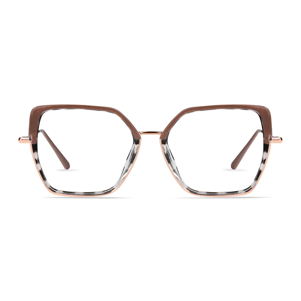 Square Pink/Tortoiseshell Eyeglasses