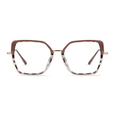 Square Pink/Tortoiseshell Eyeglasses