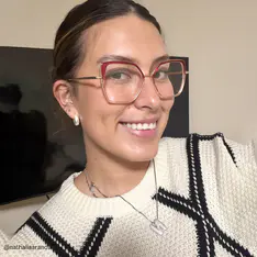 Square Red Eyeglasses