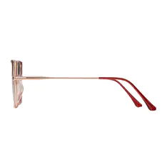 Square Red Eyeglasses