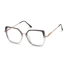 Square Gradient Gray Eyeglasses