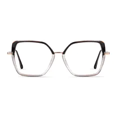 Square Gradient Gray Eyeglasses