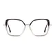Square Gradient Gray Eyeglasses