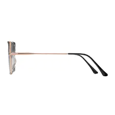 Square Gradient Gray Eyeglasses