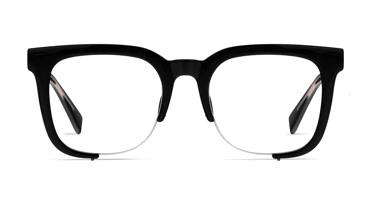 Square Black Eyeglasses