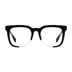 Square Black Eyeglasses