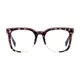 Square Purple Eyeglasses