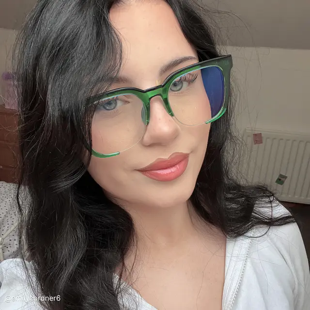 Square Green Eyeglasses