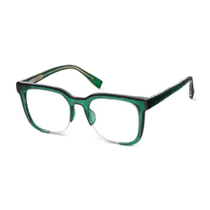 Square Green Eyeglasses