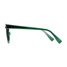 Square Green Eyeglasses