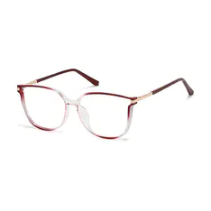 Cat-eye Gradient Red Eyeglasses