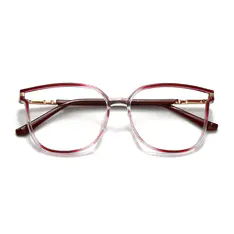 Cat-eye Gradient Red Eyeglasses