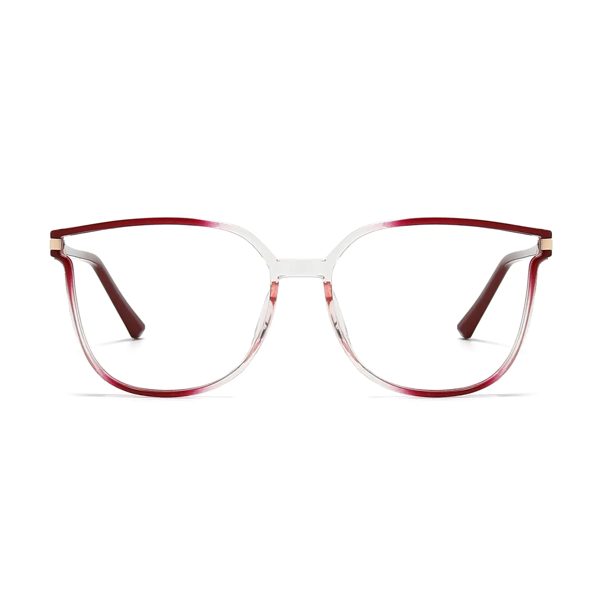 Cat-eye Gradient Red Eyeglasses