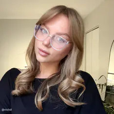 Cat-eye Clear Eyeglasses