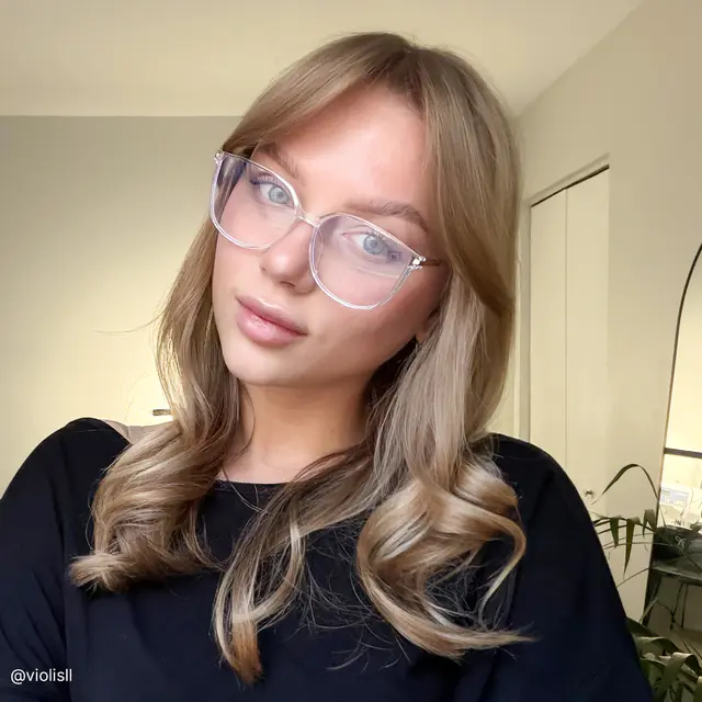 Cat-eye Clear Eyeglasses
